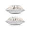 Stupell Industries Neutral Irises & Lilies 2 Piece Outdoor Printed Pillow Set, design by Lanie Loreth, 18 x 7 x 18